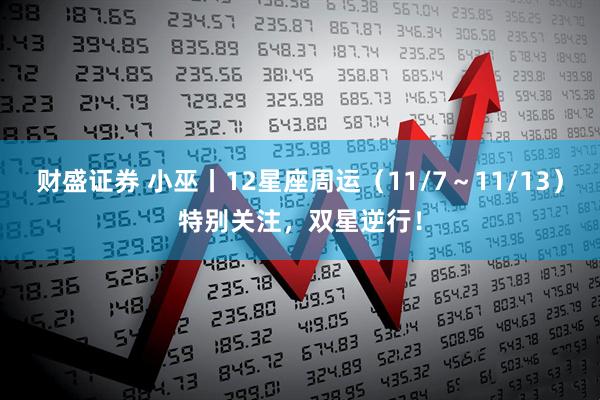 财盛证券 小巫丨12星座周运（11/7～11/13）特别关注，双星逆行！