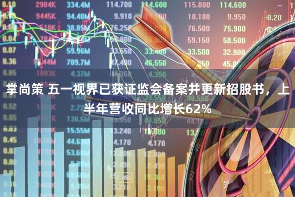 掌尚策 五一视界已获证监会备案并更新招股书，上半年营收同比增长62%
