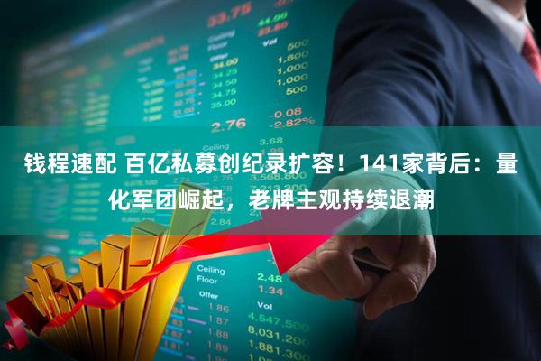 钱程速配 百亿私募创纪录扩容！141家背后：量化军团崛起，老牌主观持续退潮